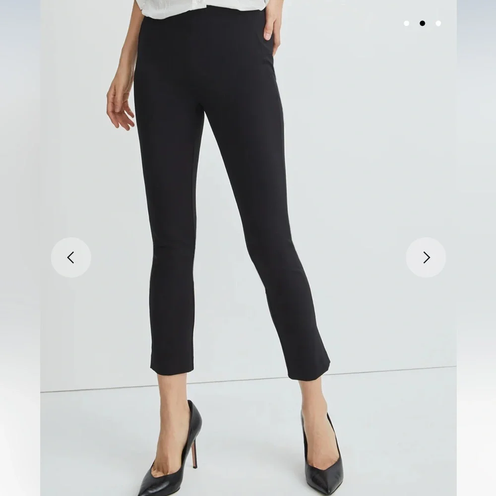 NWT Veronica Beard black scuba pant 8 - Picture 4 of 6